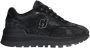 Liu Jo Zwarte sportsneakers met pailletten Black Dames - Thumbnail 10