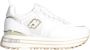 Liu Jo Witte Sneakers Elegant Ontwerp Metalen Details White Dames - Thumbnail 14