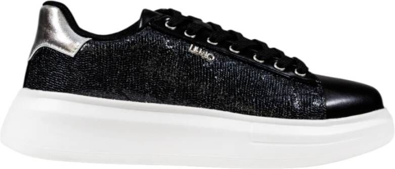 Liu Jo Damessneakers met glittereffect en metallic detail