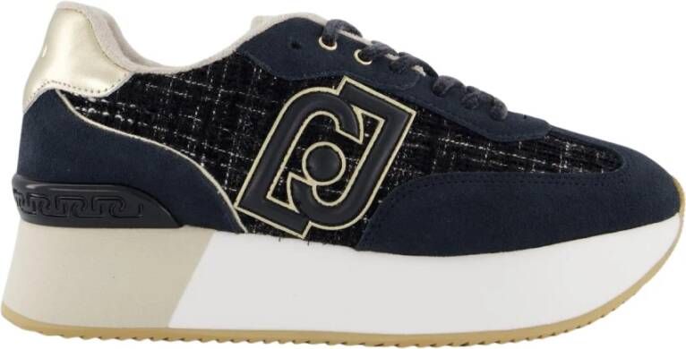 LIU JO Lage Sneakers Dames Dreamy 02 Suède Blauw