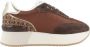 Liu Jo Hoge Top Dames Sneakers Synthetisch Brown Dames - Thumbnail 10