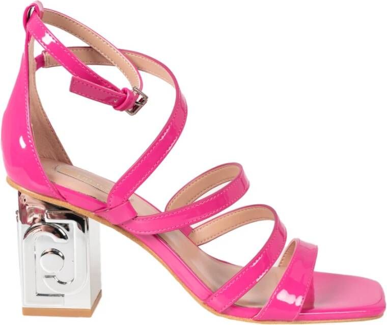 Liu Jo Elegant Enkelband Sandalen Pink Dames