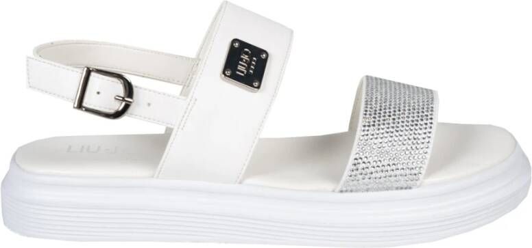 Liu Jo Elegante Gesp Sandalen White Dames