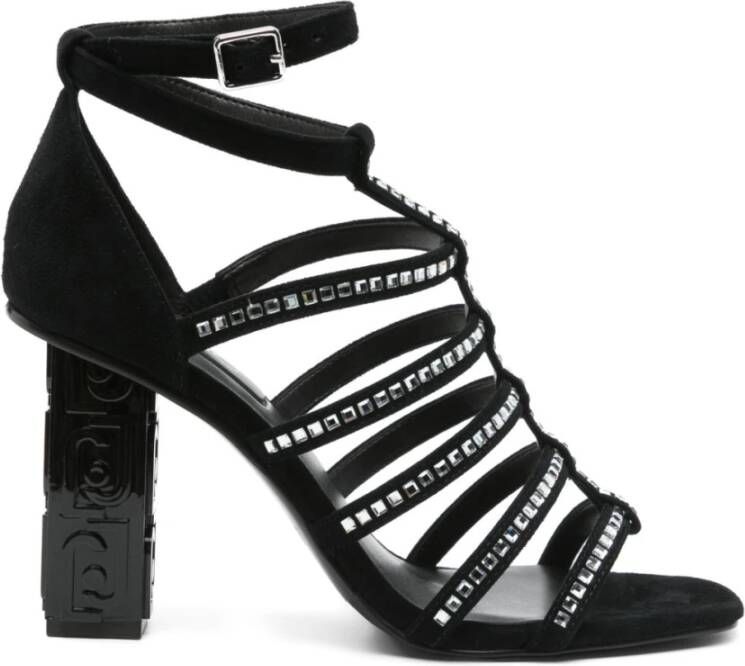 Liu Jo Elegante Nero Sandalen voor Vrouwen