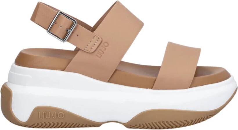 Liu Jo Flat Sandals Beige Dames