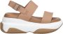 Liu Jo Platform Sleehak Sandalen Beige Dames - Thumbnail 1