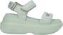 Liu Jo Pistachegroene Sleehak Sandalen Green Dames - Thumbnail 1