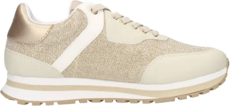 Liu Jo Glitter Beige Sneakers Wonder