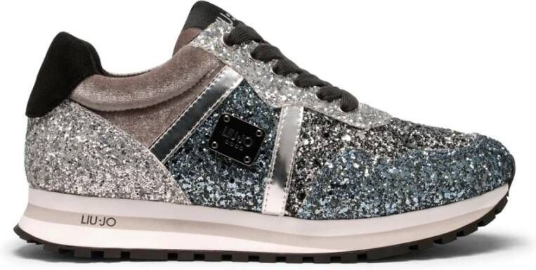 Liu Jo Glitter Zilver Hardloopschoenen Grijs Dames