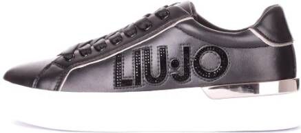 Liu Jo Iconische Leren Sneakers met Gouden Details Wit Dames - Foto 7
