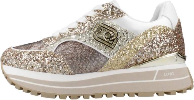 Liu Jo Gouden Zilveren Maxi Wonder Sneakers