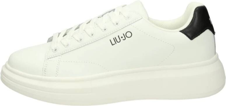 Liu Jo Witte Sneakers Modern Ontwerp White Heren - Foto 2