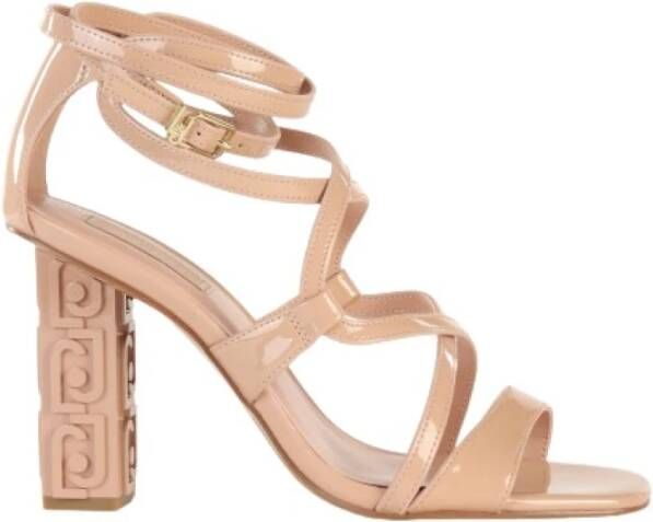 Liu Jo Verhoog Stijl met Hoge Hak Sandalen Beige Dames