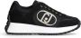 LIU JO Lage Sneakers Dames Lolo 17 Maat: 37 Materiaal: Suède Kleur: Zwart - Thumbnail 1