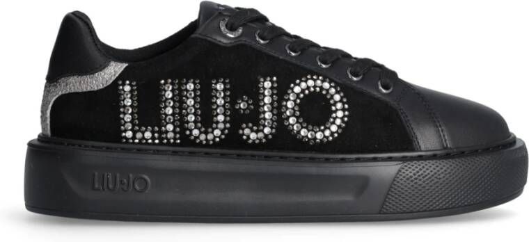 LIU JO Lage Sneakers Dames Kylie 22 Leer Zwart