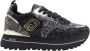 Liu Jo Sportieve Zwarte Sneakers met Zijlogo Black Dames - Thumbnail 2