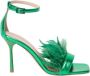Liu Jo Hoge hak sandalen met veerdetail Green Dames - Thumbnail 1