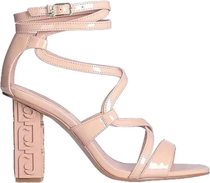 Liu Jo Verhoog Stijl met Hoge Hak Sandalen Beige Dames