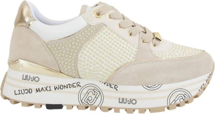 Liu Jo Sabbia Beige Sneakers voor Dames Beige Dames