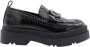 Liu Jo Zwarte platte schoenen met metalen logotoebehoren Black Dames - Thumbnail 9