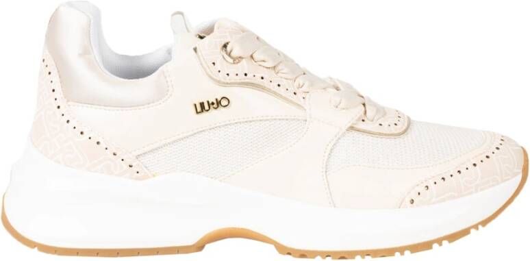 Liu Jo Klassieke Vetersneakers Beige Dames