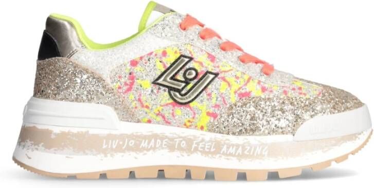Liu Jo Kleurrijke Sneakers Hoge Zool Glitter