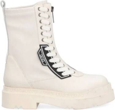 Liu Jo Stijlvolle Veterschoenen Beige Dames