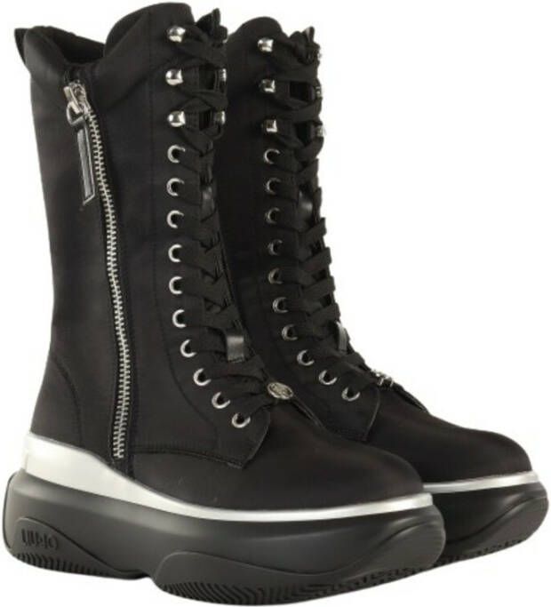 Liu Jo Lace-up Boots Zwart Dames