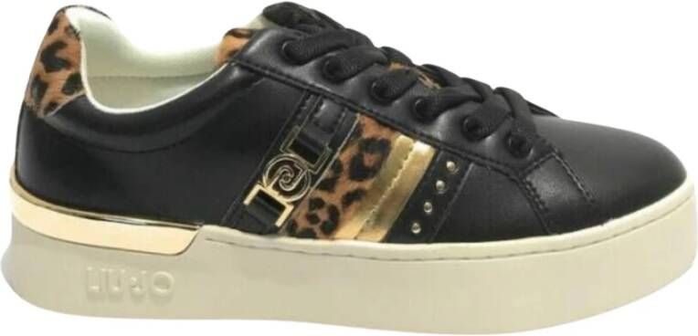 Liu Jo Sneakers schoenen Silvia in Ecoopelle D22Lj08 Bf1079 Ex117 Zwart Dames - Foto 3