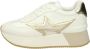 Liu Jo Witte Leren Sneakers met Gouden Details White Dames - Thumbnail 11
