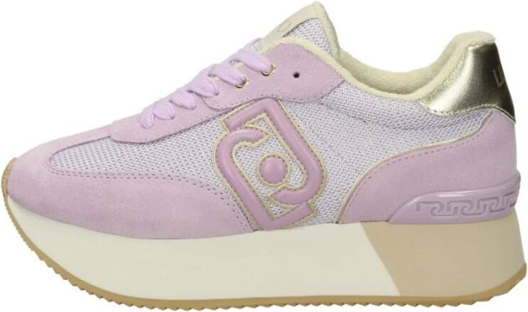 Liu Jo Lage Top Sneakers Purple Dames