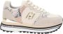 Liu Jo Leren Dames Sneakers met Vetersluiting Beige Dames - Thumbnail 1
