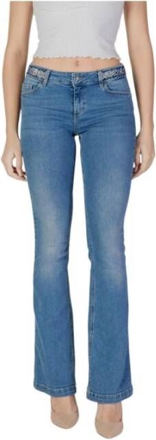 Liu Jo Lichtblauwe Bootcut Jeans voor Vrouwen