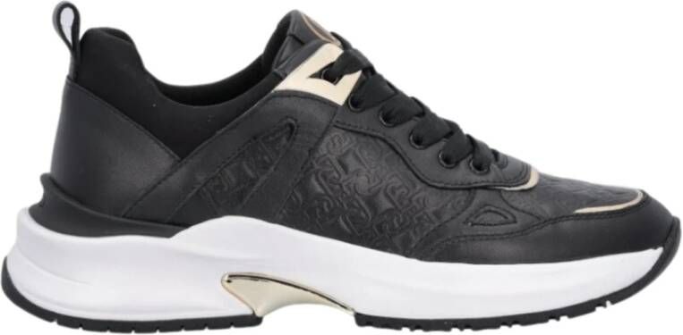 Liu Jo Lily 10 Zwarte Leren Sneakers