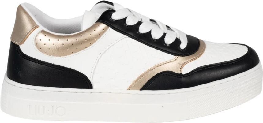Liu Jo Metallic Sneakers met Aangepaste Binnenzool White Dames - Foto 5