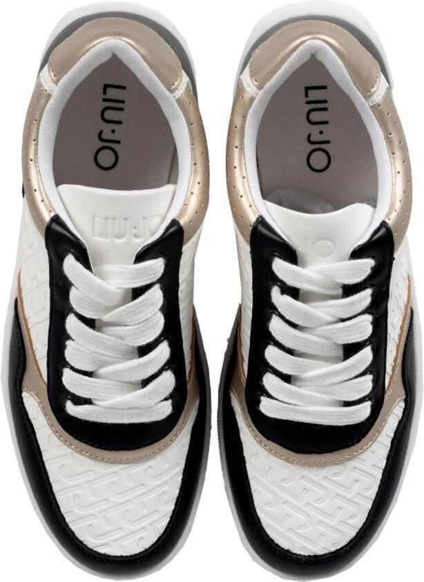 Liu Jo Metallic Sneakers met Aangepaste Binnenzool White Dames - Foto 4