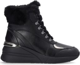 Liu Jo Alyssa 05 Mid Sneaker Leren Veterschoenen Black Dames