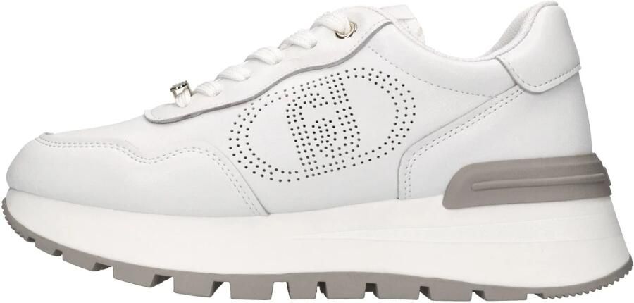 Liu Jo Witte Lage Top Sneakers Trendy Stijl White Dames