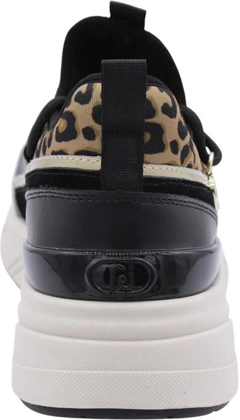 Liu Jo Zwarte platte sneakers Stella Black Dames - Foto 15