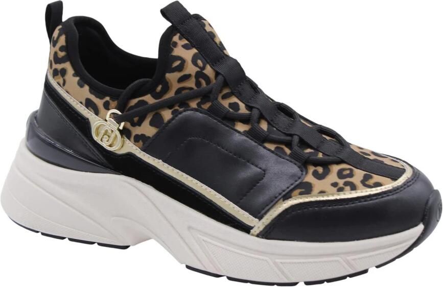 Liu Jo Zwarte platte sneakers Stella Black Dames - Foto 2