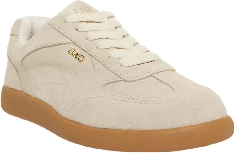 Liu Jo Beige Sneakers Klassiek Laag-Top Ontwerp