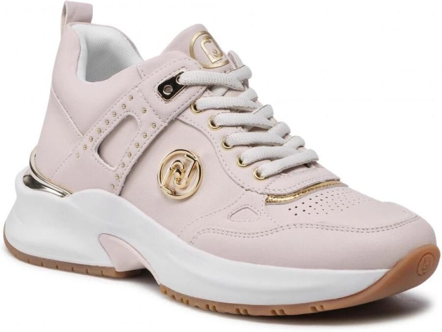 Liu Jo Beige Sneakers Lily 05 Similpelle