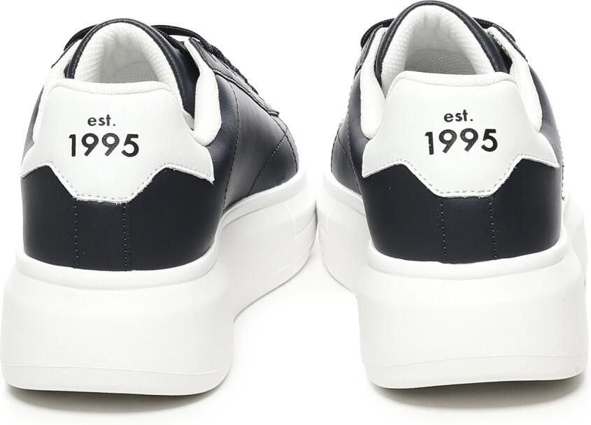 Liu Jo Blauwe Leren Sneakers met Dikke Zool - Foto 2