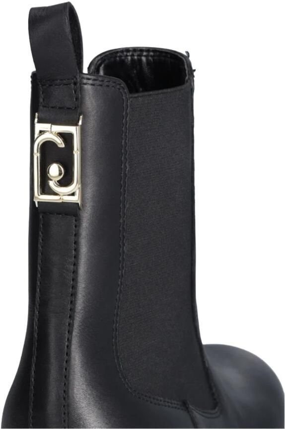 Liu Jo Dames Beatles Stijl Leren Enkellaars Black - Foto 5