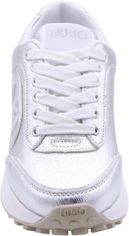 Liu Jo Zilveren Eco-Leren Sneakers Lolo 18 - Foto 2