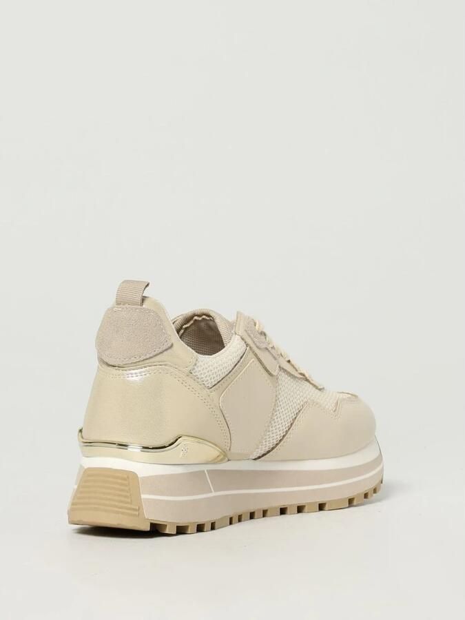 Liu Jo Crème Leren Sneakers met Polyesteraccenten - Foto 4