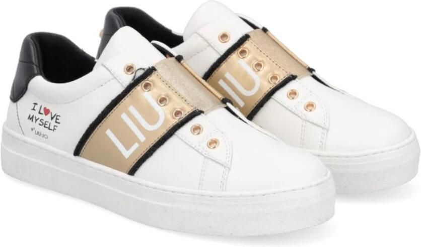Liu Jo Chic Alicia Sneakers Wit I Love Myself - Foto 2
