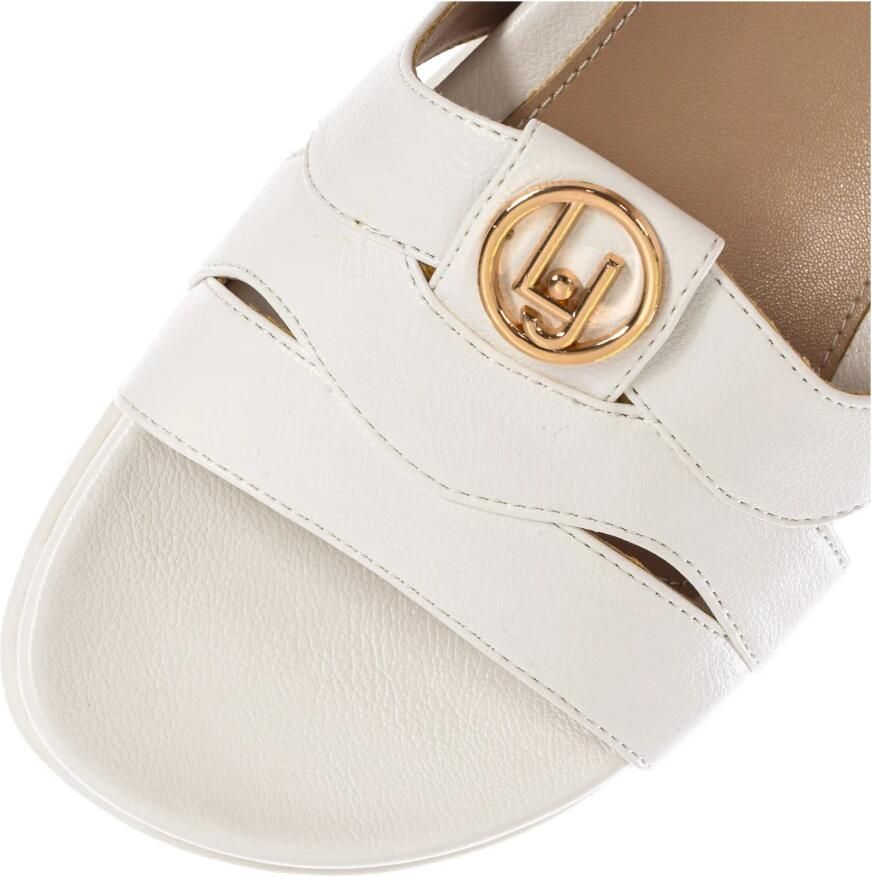 Liu Jo Slipper-stijl Sandalen met Origineel Ontwerp en Sprankeling White Dames - Foto 2