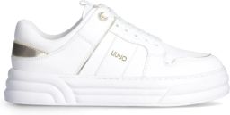 Liu Jo Leren Dames Sneakers met Vetersluiting White