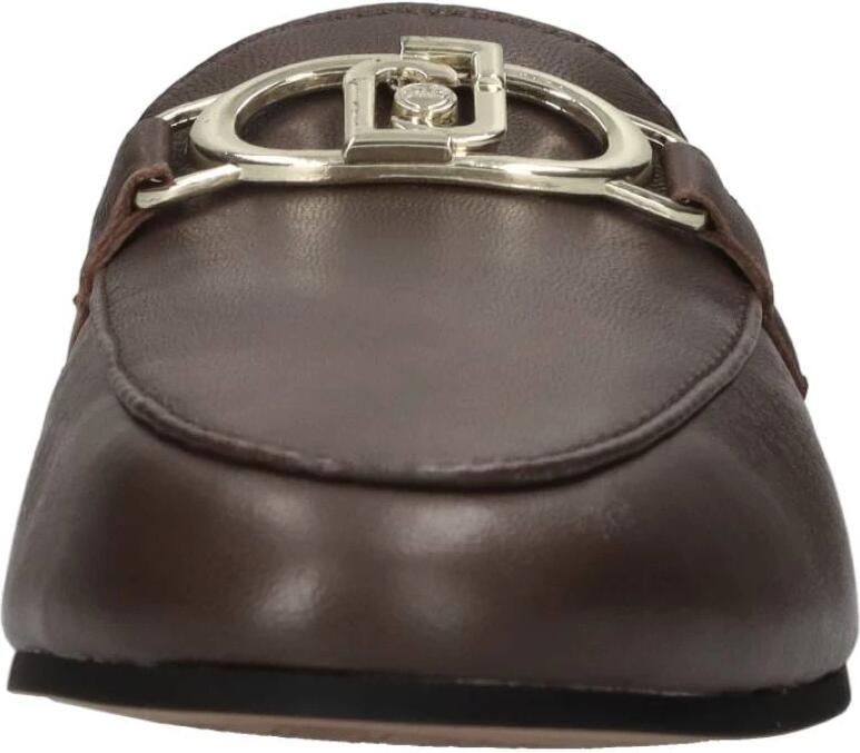 Liu Jo Bruine Platte Gesp Mocassin Schoenen Brown Dames - Foto 2